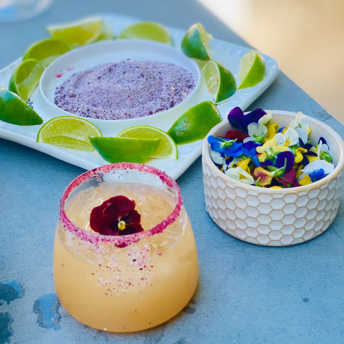 Margarita Salts - Rim Salts Hibiscus Flower