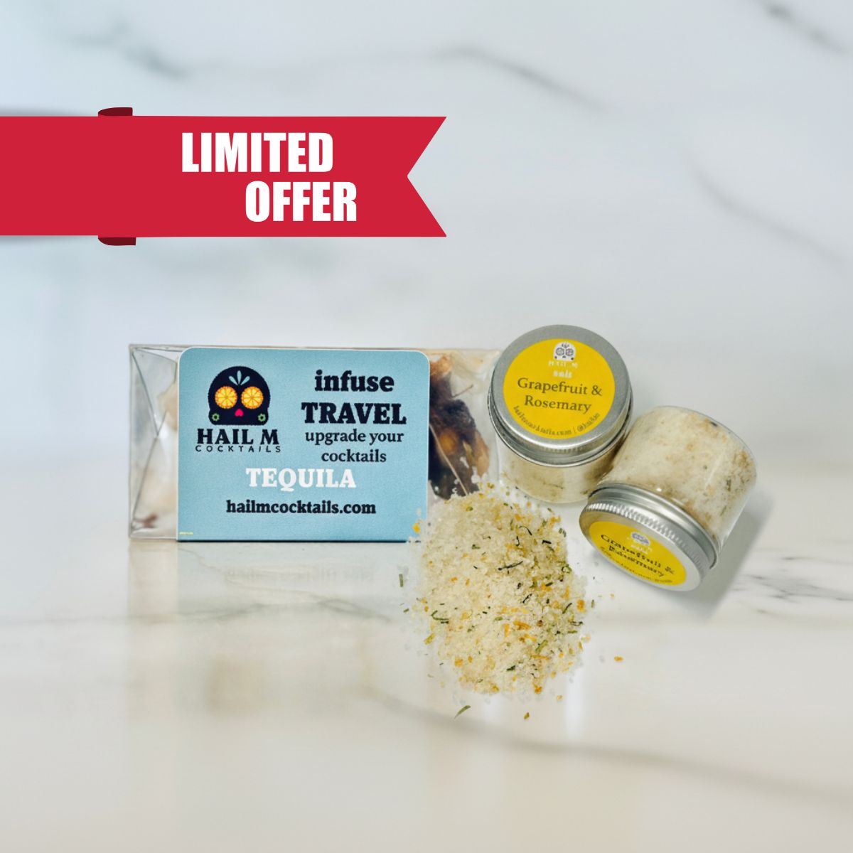 Tequila Remix + Grapefruit Rimming Salt Bundle