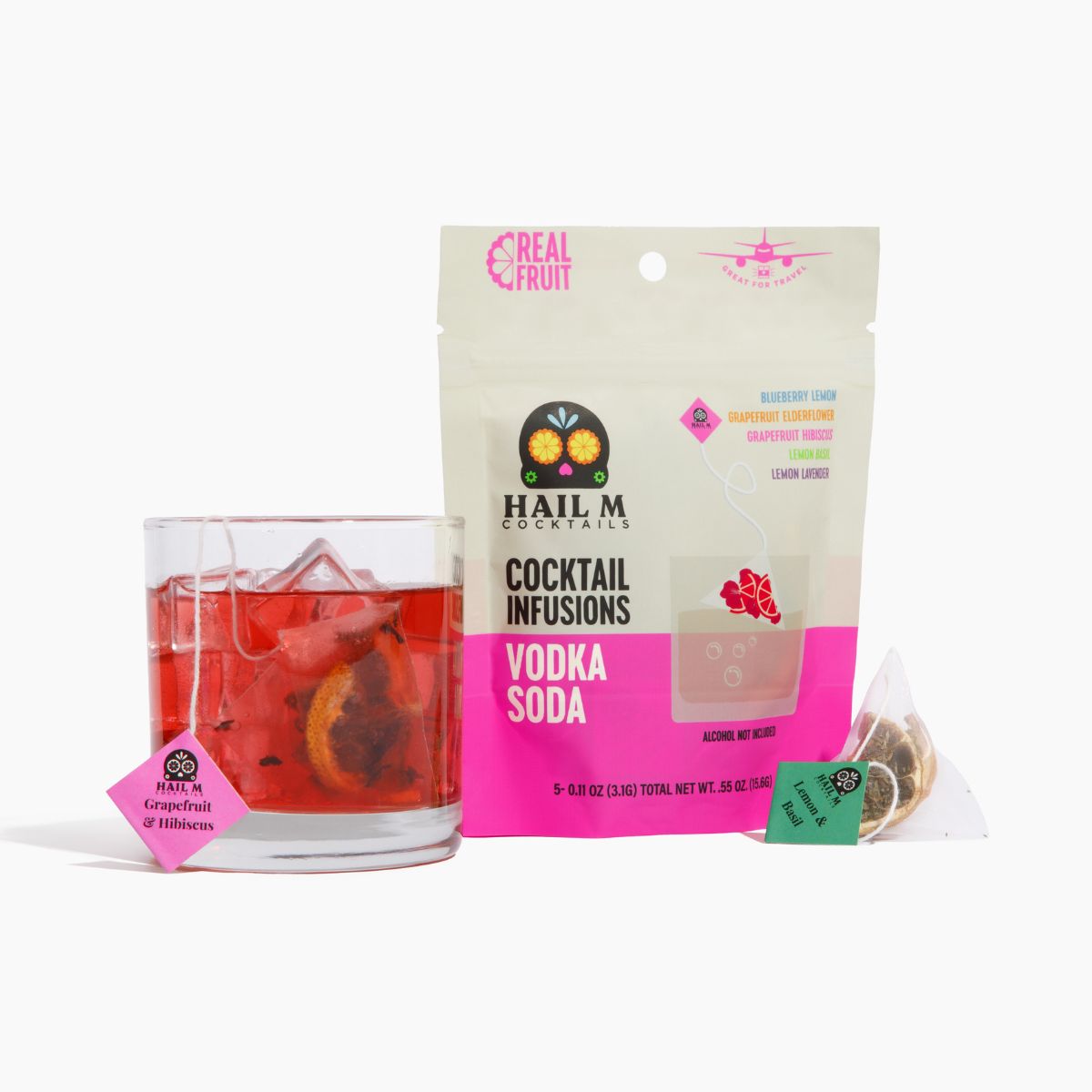 Happy Hour Gift Set – Vodka Soda Kit + Quote Napkins