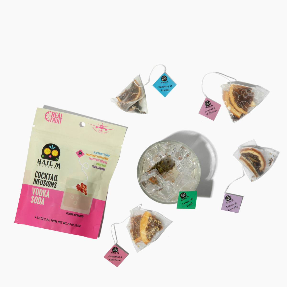 Happy Hour Gift Set – Vodka Soda Kit + Quote Napkins
