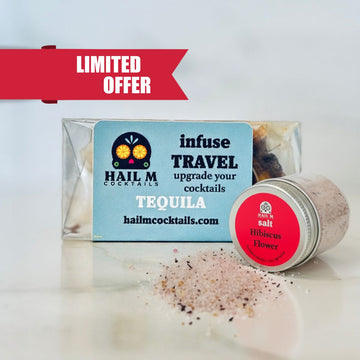 Tequila Remix + Hibiscus Flower Rimming Salt Bundle