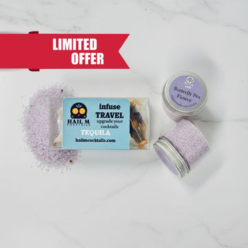 Tequila Lover Gift Set: Infusions + Butterfly Pea Flower Salt