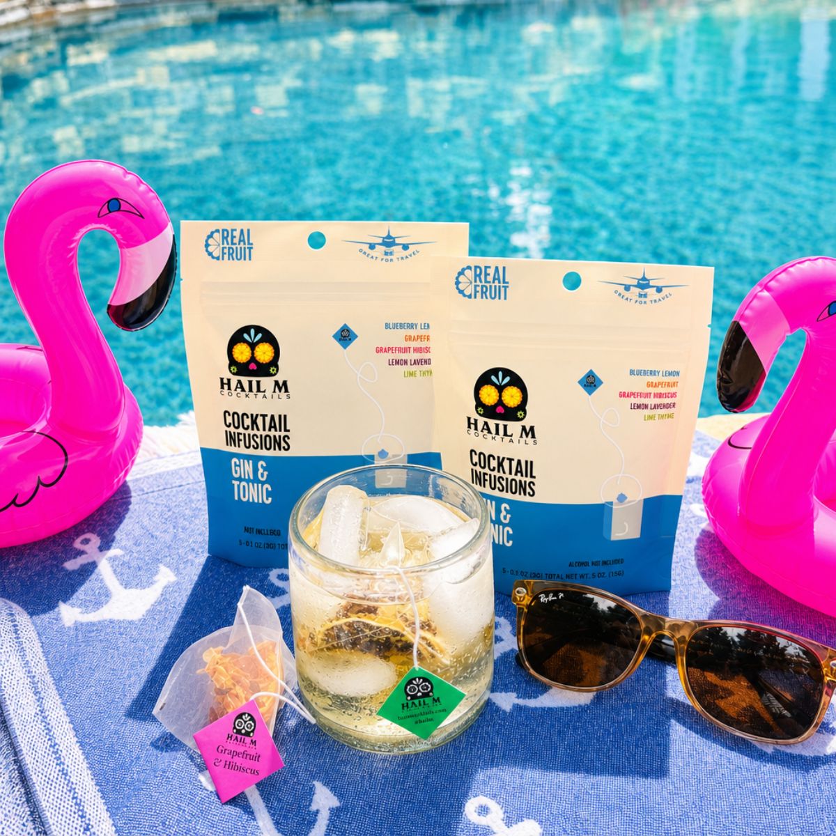 Gin & Tonic Infusion Poolside Cocktail Kit - 2 Pack - Sugar Free
