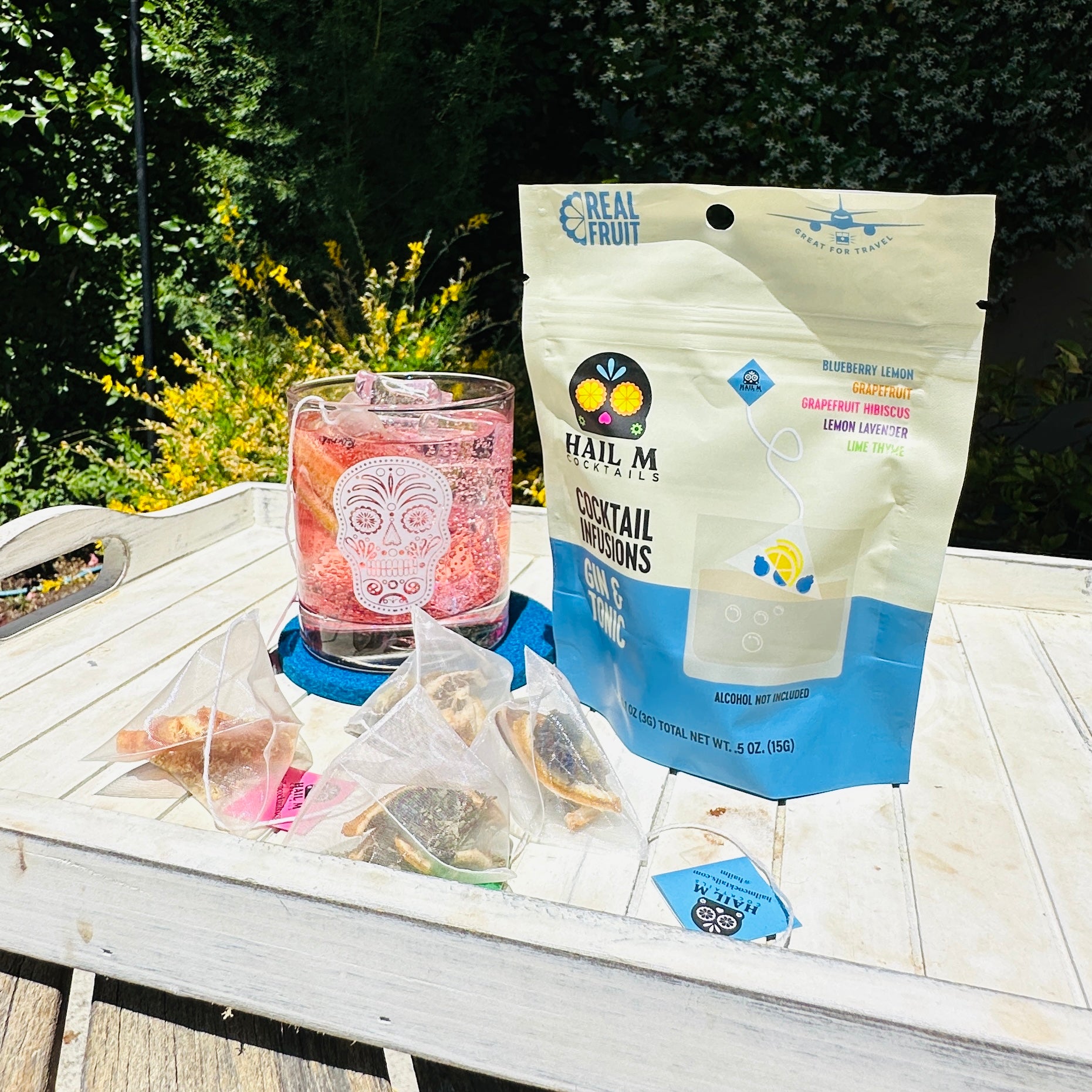 Gin & Tonic Infusion Kit – Sugar Free Travel Cocktail Tea Bags
