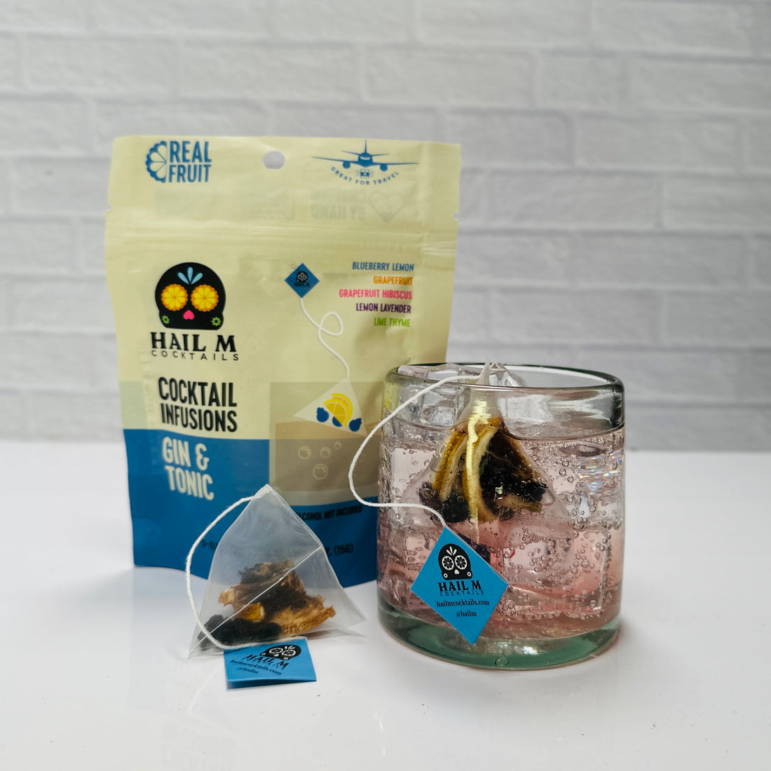 Gin & Tonic Infusion Kit – Sugar Free Travel Cocktail Tea Bags