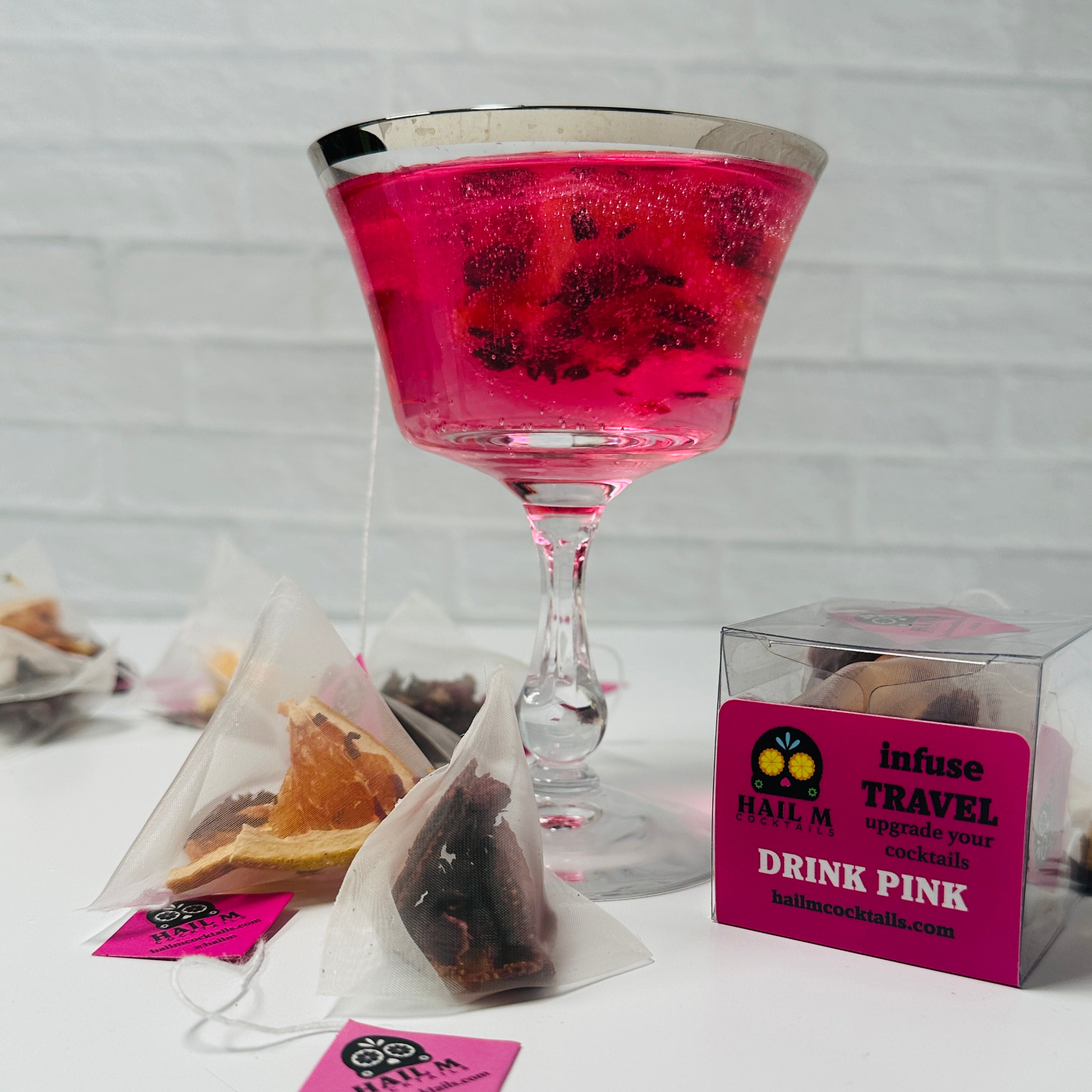 Cocktail Infusion | Drink Pink | Travel Kit - Hail M