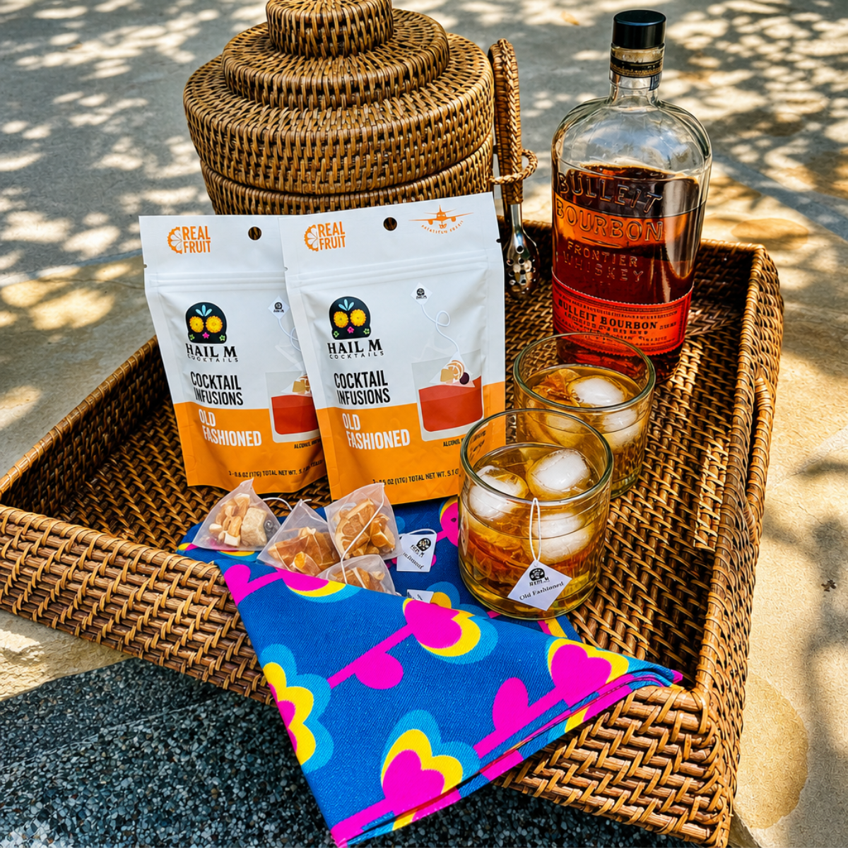 Old Fashioned + Old Fashioned Flavor Sampler Infusion Poolside Cocktail Kit - 2 Pack