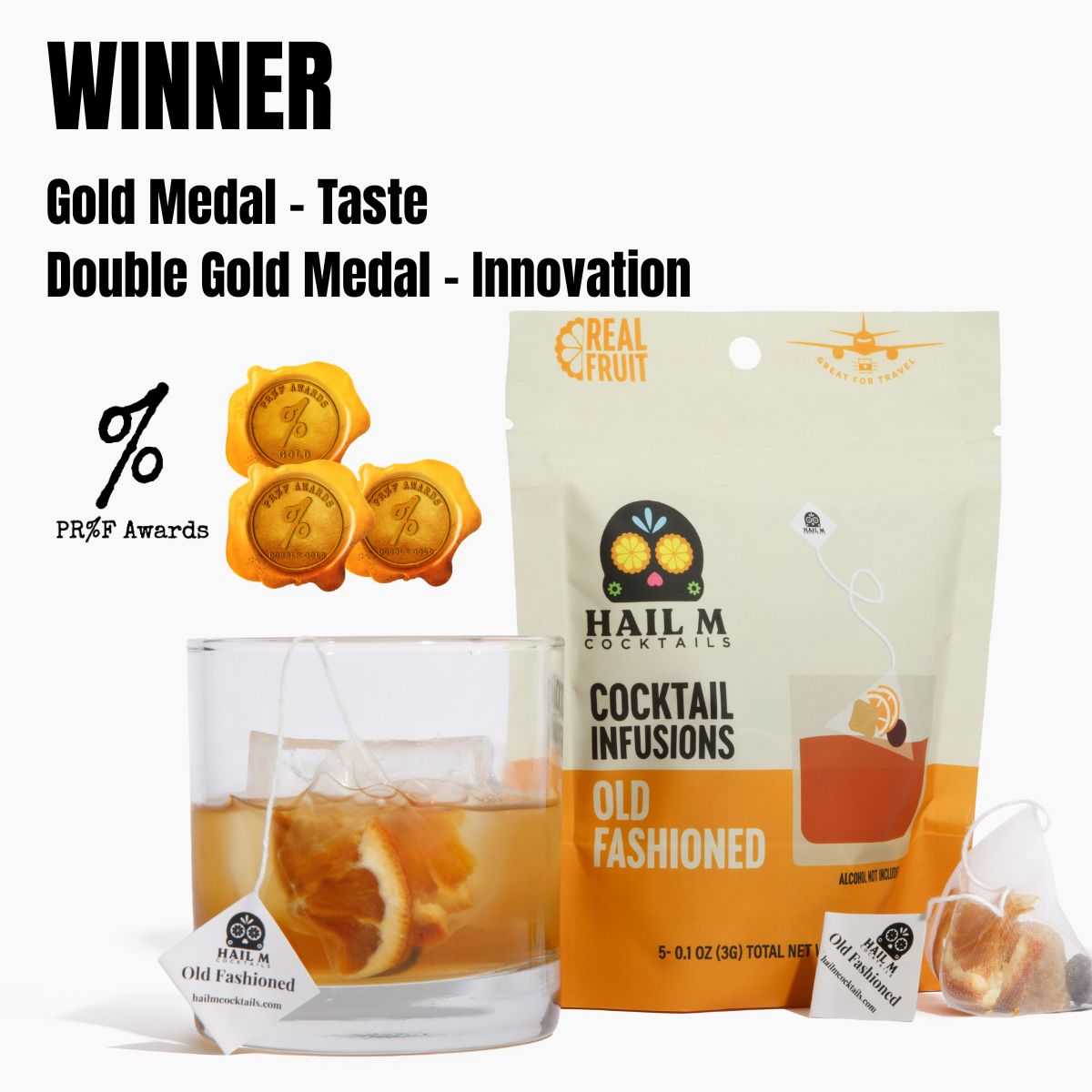Old Fashioned Infusion Kit – Craft Bottle Bundle - Classic (10 Cocktails)