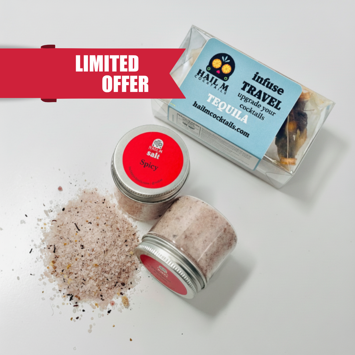 Tequila Remix + Spicy Rimming Salt Bundle