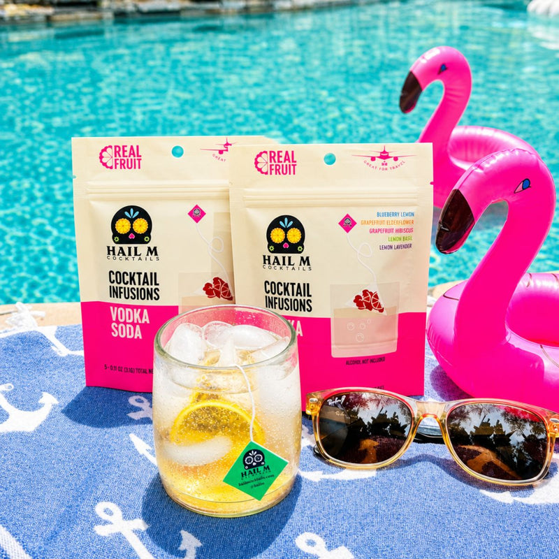 Vodka Soda Infusion Poolside Cocktail Kit - 2 Pack - Sugar Free