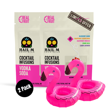 Vodka Soda Infusion Poolside Cocktail Kit - 2 Pack - Sugar Free