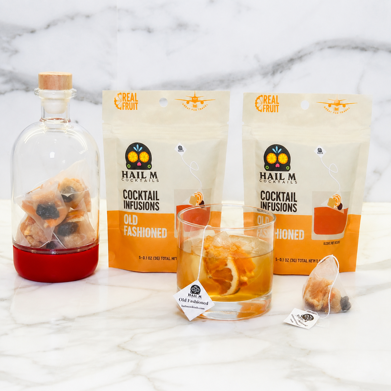 Old Fashioned Infusion Kit – Craft Bottle Bundle - Classic (10 Cocktails)