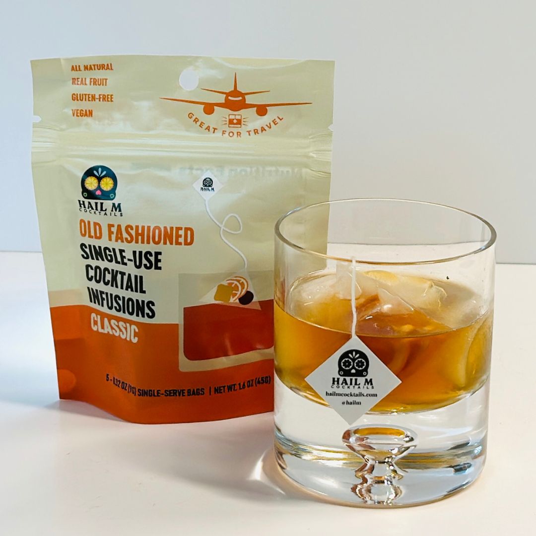 Old Fashioned Infusion Kit – Classic Travel Cocktail Tea Bags